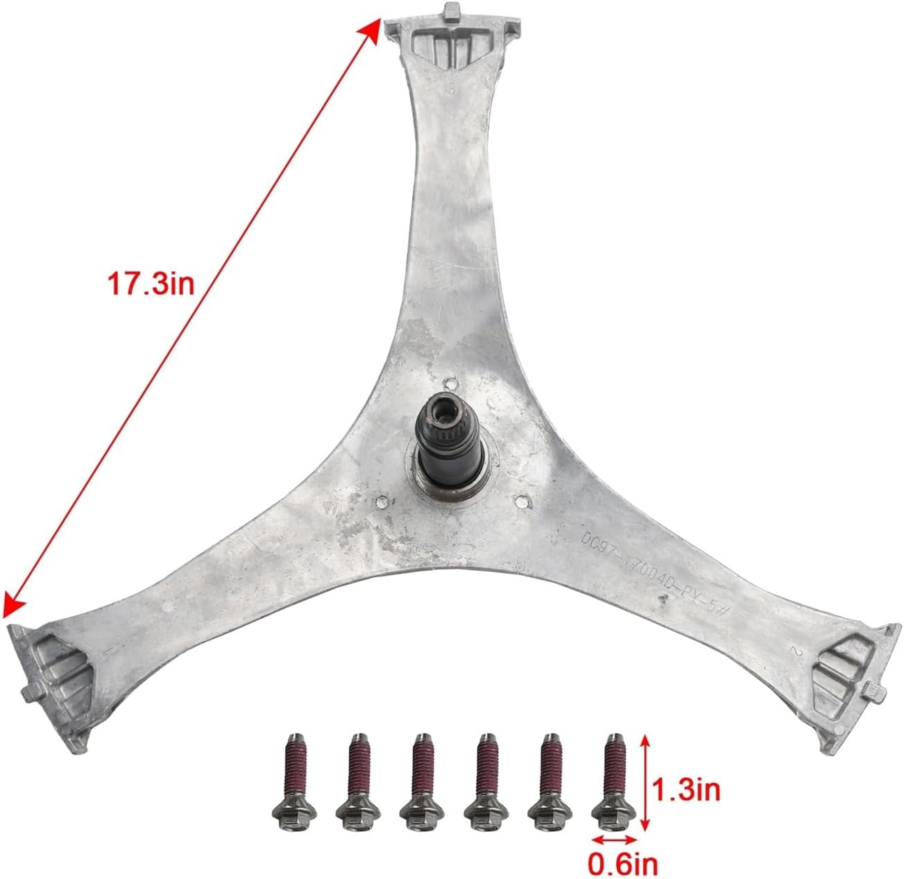 Washing Machine Inner Drum Bracket Flange Shaft Assembly Spider Arm DC97-17004D Washing Machine Tripod