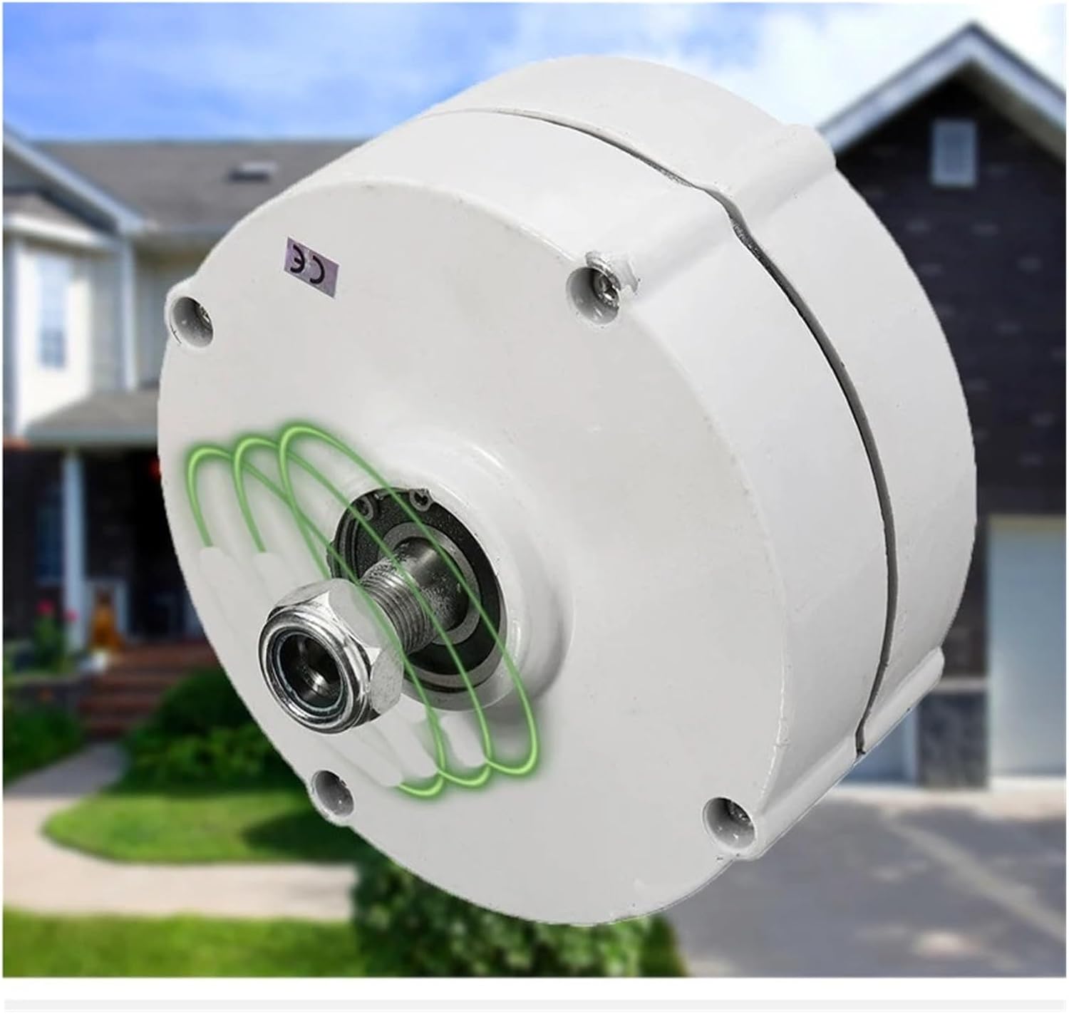 5000W Wind Turbine Generator Kit 12V24V48V AC Single Phase tor Wind Turbine High Efficiency Wind Power Generator Low Starting Speed for Home(Double Shaft,48V_5000W)