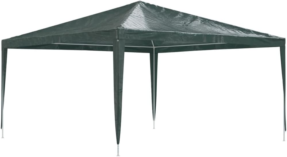 Professional Party Tent 13.1'x13.1' Green 0.3 oz/ft²,UVResistant Party Tent Durable Steel Frame Canopy for Outdoor Gatherings Outdoor Living, Patio Furniture & Accessories