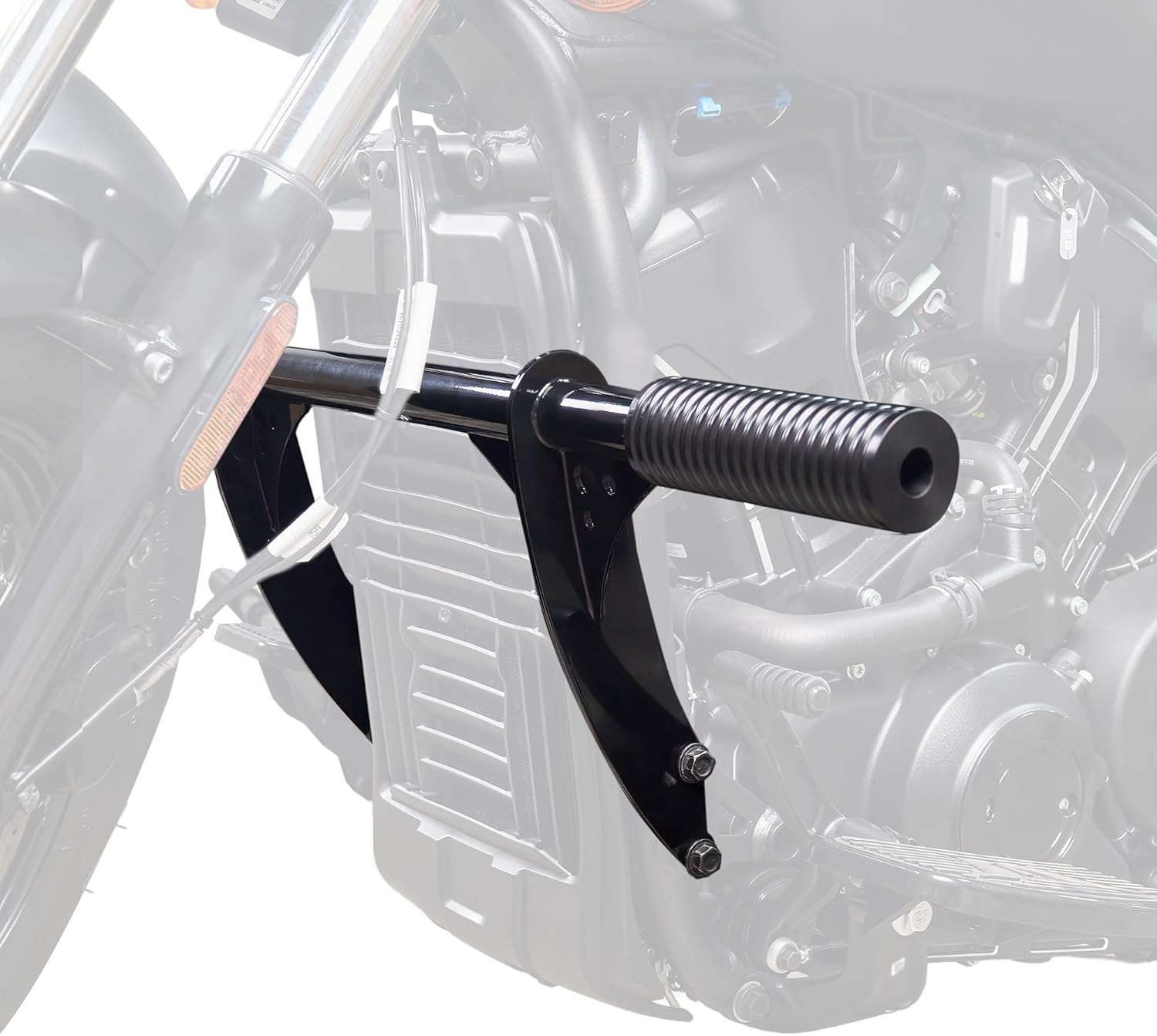 Accessories FOR 2025 Scouts Models,Engine Guard Crash Bars Tip-Over Falling Protectors Rider Highway Foot Rests for Indian Scout Bobber 2025 (Glossy Black Style)