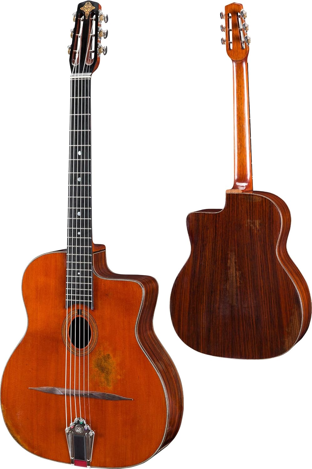 DM2/v Gypsy Jazz Guitar with Antique finish and hard case