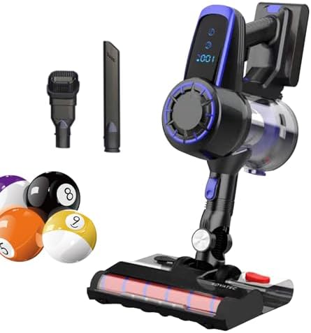 Cordless Billiard Table Cloth Cleaner - 22kPa Powerful Vacuum for Pool & Snooker Tables, Lithium Battery Powered, Ideal for Billiard Halls - Green