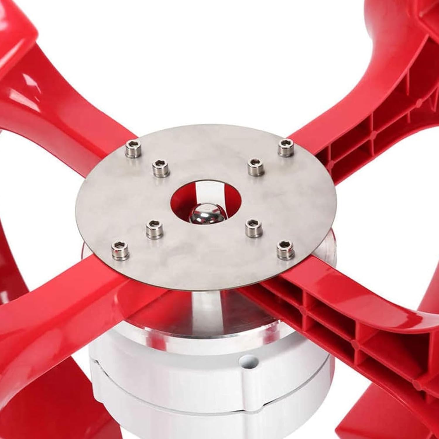 1200W 5-Blade Wind Turbine Generator 12V/24V Solar Power System Assembly Parts Electrical Equipment Windmill for Home New Energy Three-Phase AC Permanent Magnet Synchronous Generator (24, Volts)