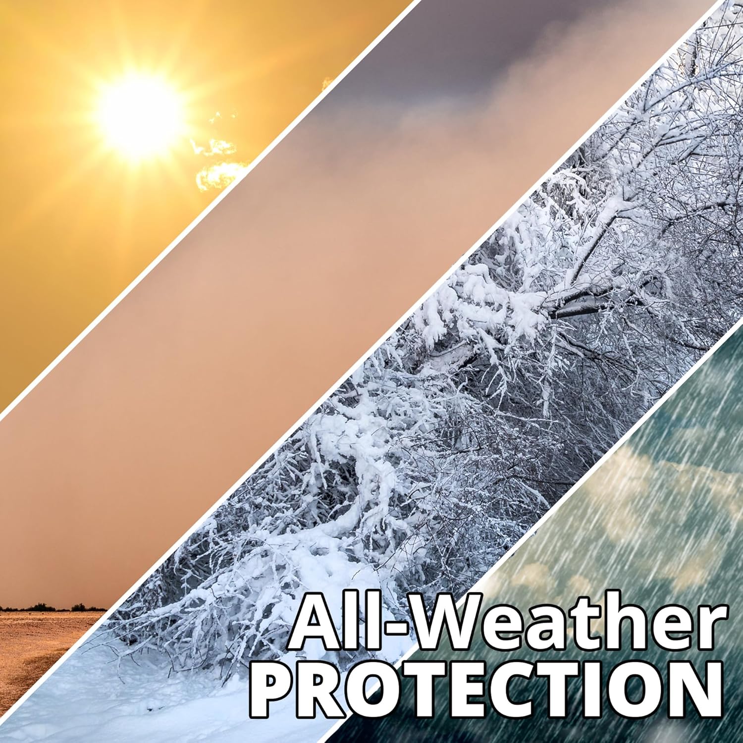 CarCovers Weatherproof SUV Cover & Warranty Compatible with Chevrolet 2015-2019 Tahoe - Outdoor Cover Theft Cable Lock SUV Accessories Better Than Waterproof