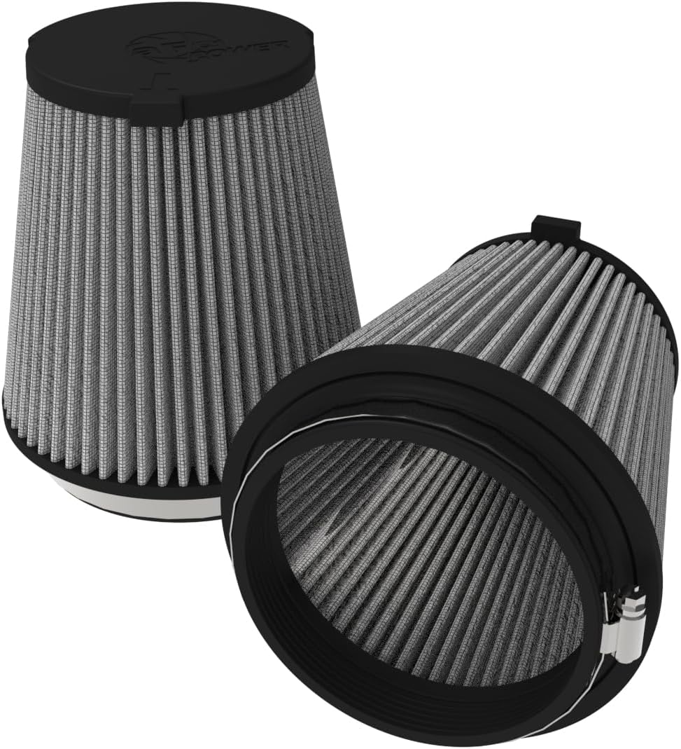 aFe POWER 10-10407DM Magnum FLOW OE Replacement Air Filter w/Pro 5R Media (Pair) Ford Mustang GT/Dark Horse 2024 V8-5.0L