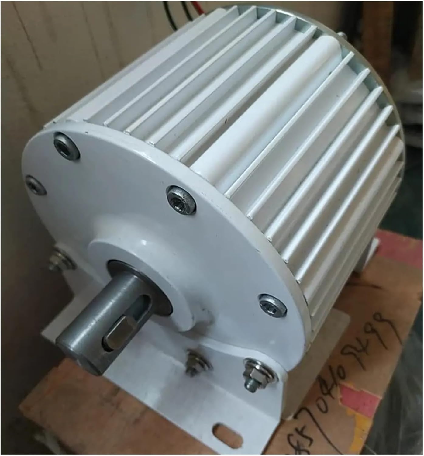 20000W Wind Turbines Generator High-Efficiency Permanent Magnet Generator 20KW Motor Drives Power Generation for Wind Turbine Low Starting Speed for Home(Taper Shaft,96V_20KW)