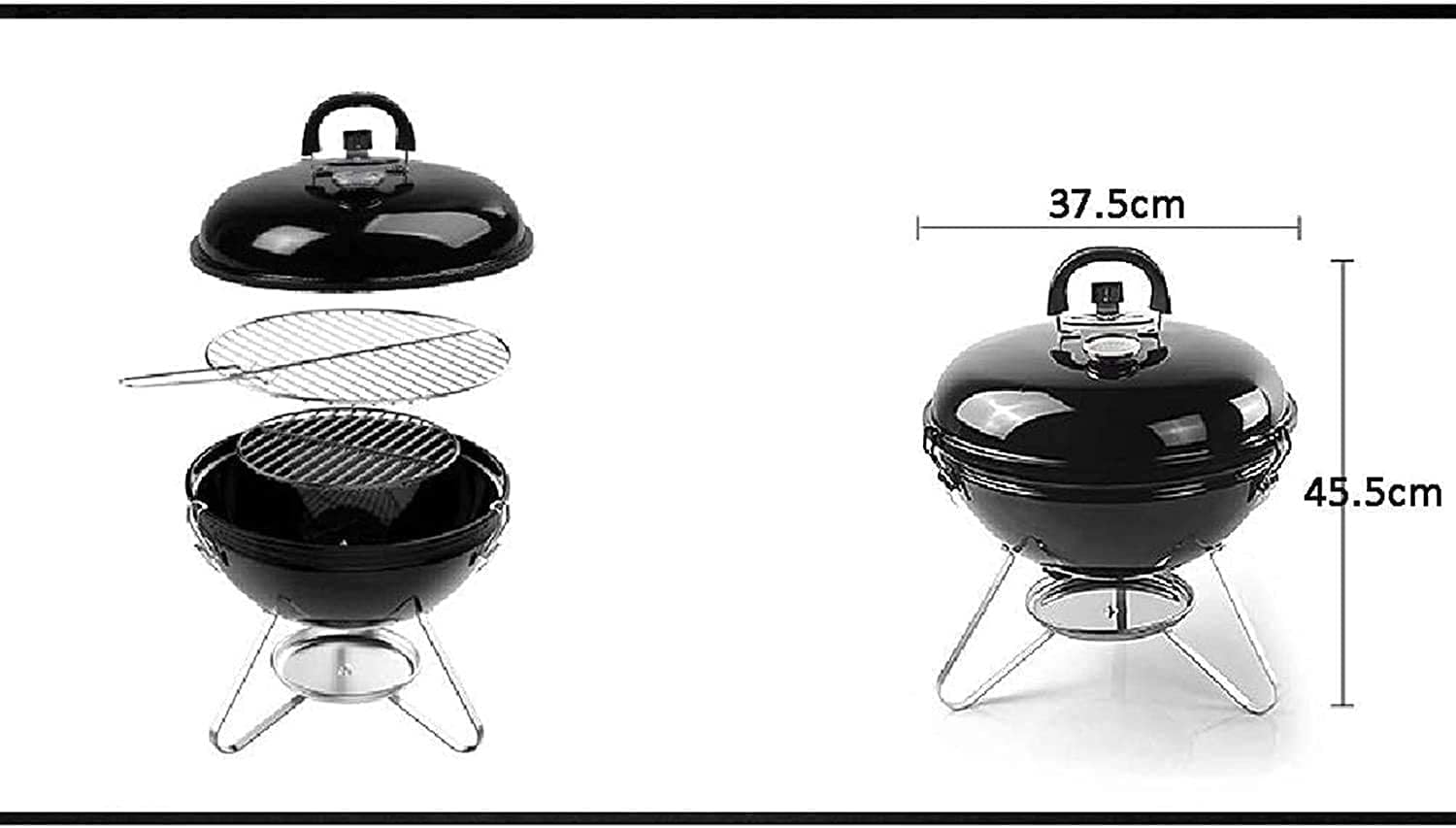 BBQ Grill Outdoor BBQ Grill,Fire Pits,Outdoor Fire Pit Wild Travel Wood Burning and Camping Picnic Stove Bonfire,with Barbecue,Family EssentialMultifunctional Stove