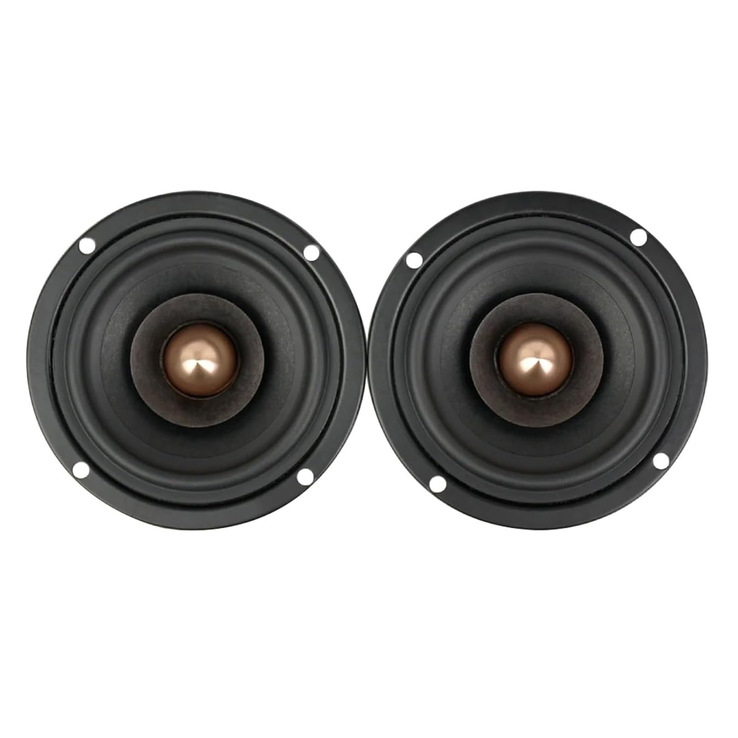 2Pcs 3 Inch 4 Ohm 8 Ohm 15W Audio Speaker Full Range Sound Speaker HiFi Bullet Treble Midrange Bass Loudspeaker DIY(8 Ohm 15W Speaker)