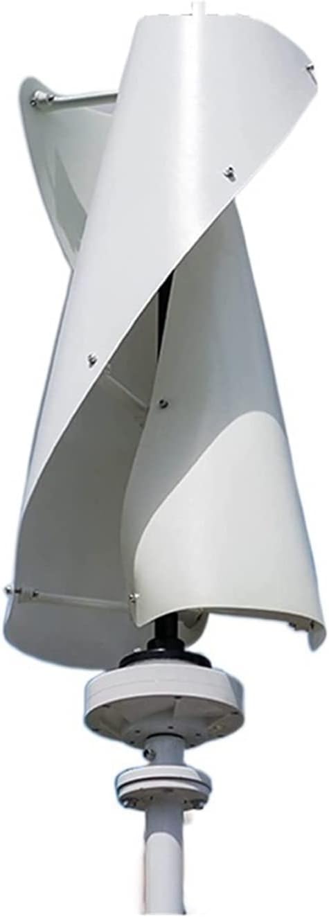 Wind Turbine Generator Kit, 10KW Wind Turbine Generator Vertical Turbine Alternative Free Energy Windmill 24V 48V 96V Hybrid Controller for Homeuse for Hybrid Solar Wind System(Green,48V)