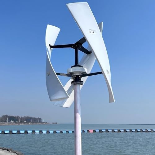 20000W Vertical Wind Turbine Generator Kit - 12V/24V/48V/220V Small Three-Phase AC with MPPT Controller for Renewable Energy Solutions and Industrial Use (24V)