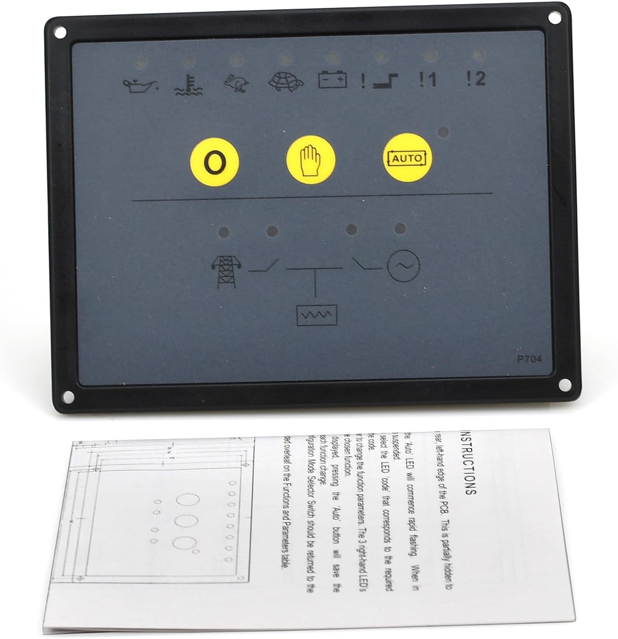 DSE704 Generator AMF Controller Auto Start Control Module Panel,Generator Controller Module,for Alternator DSE 704