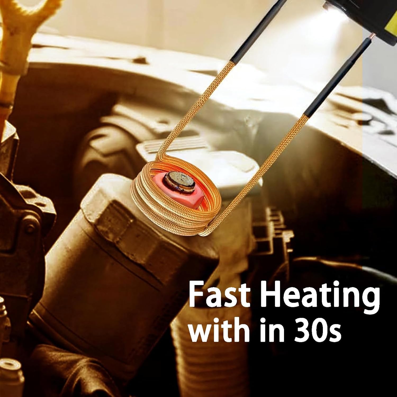 NYANS Mini Induction Heating Machine, Bolt Removal Tool, with 8 Coils and Carrying Case, 1000W, Flameless Heating, for Automobiles, Small Mechanical Parts, Various Metal Parts