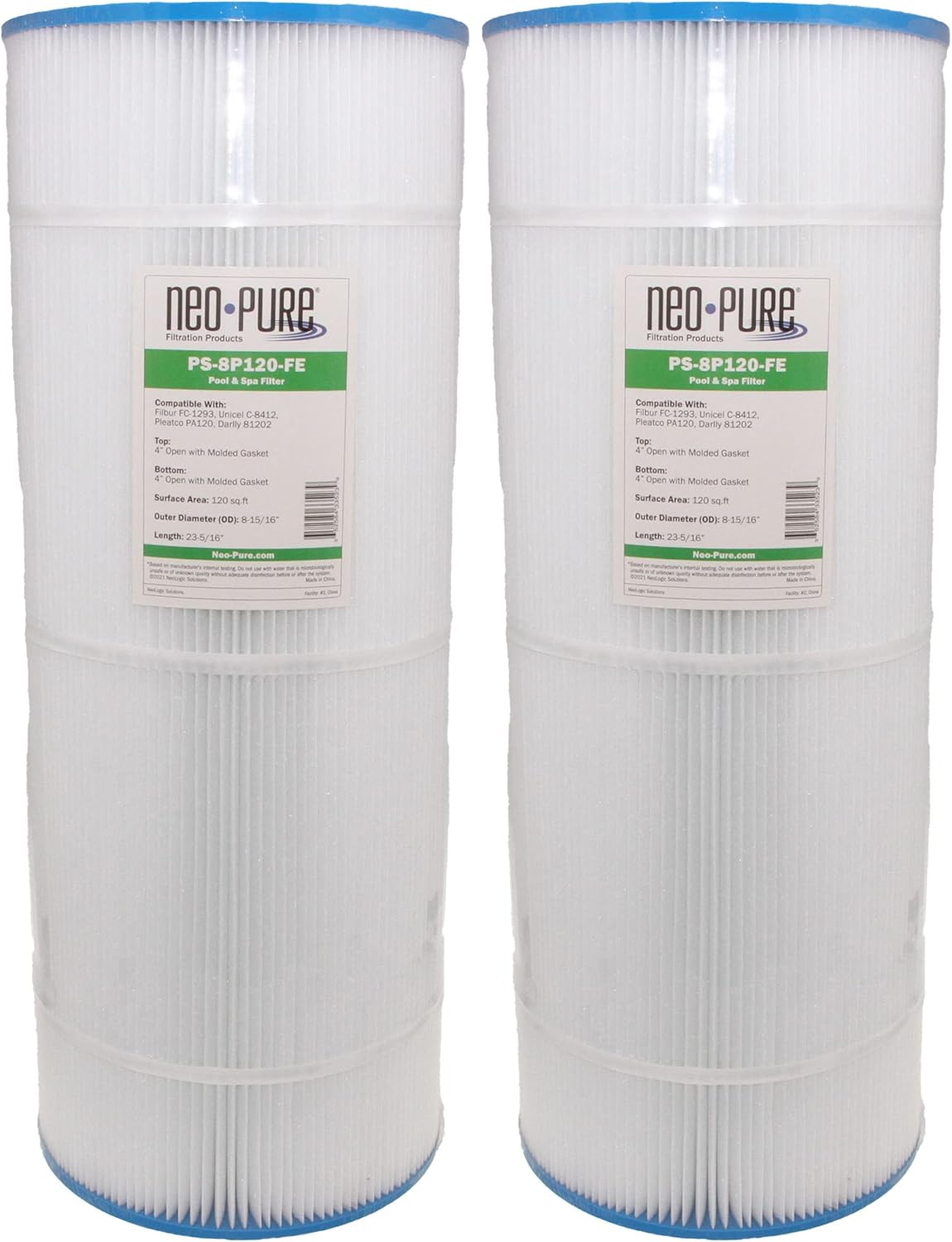 Neo-Pure PS-10A150-AA Pool and Spa Filter 10-1/16
