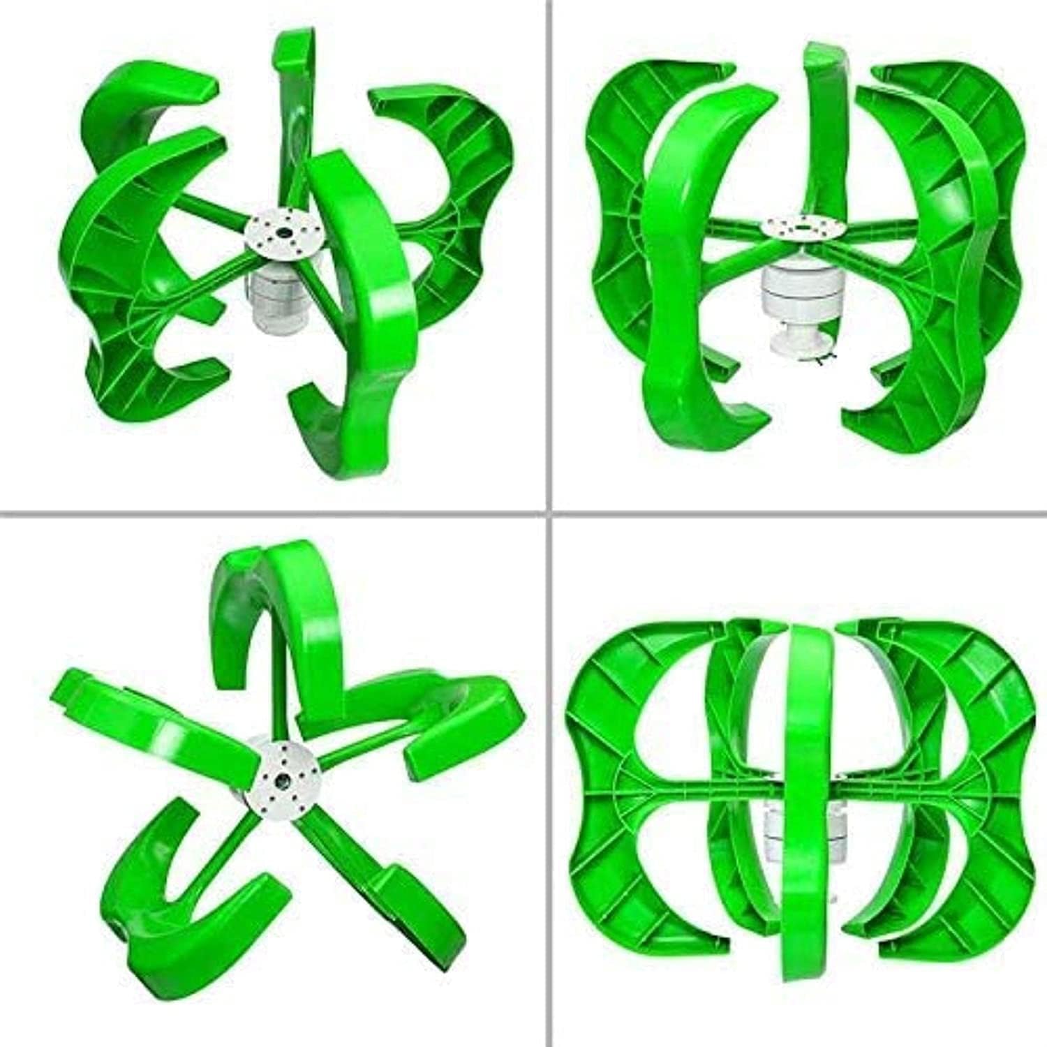 LiuSj JUnSt Wind Power Turbines Generator 8000W 12/24/48V 5 Blades Generator Lantern Wind Turbines Vertical Axis for Streetlight+Controller