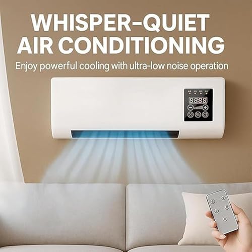 Glenmi Wall Mounted Air Conditioner,2000W Wall Mount Ac Unit,Fast Natural wind/Heating,Split Max Air Conditioner,Portable AirConditioner, Wall Mounted Air-Conditioners(B)