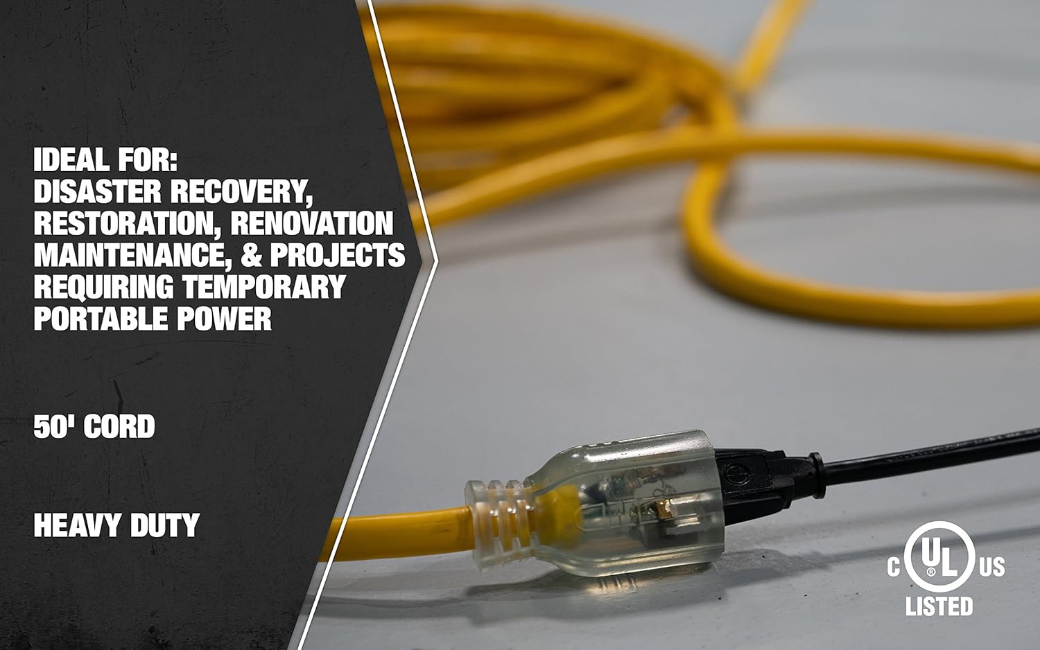 Woods 20-Amp Generator Cord 5-20P