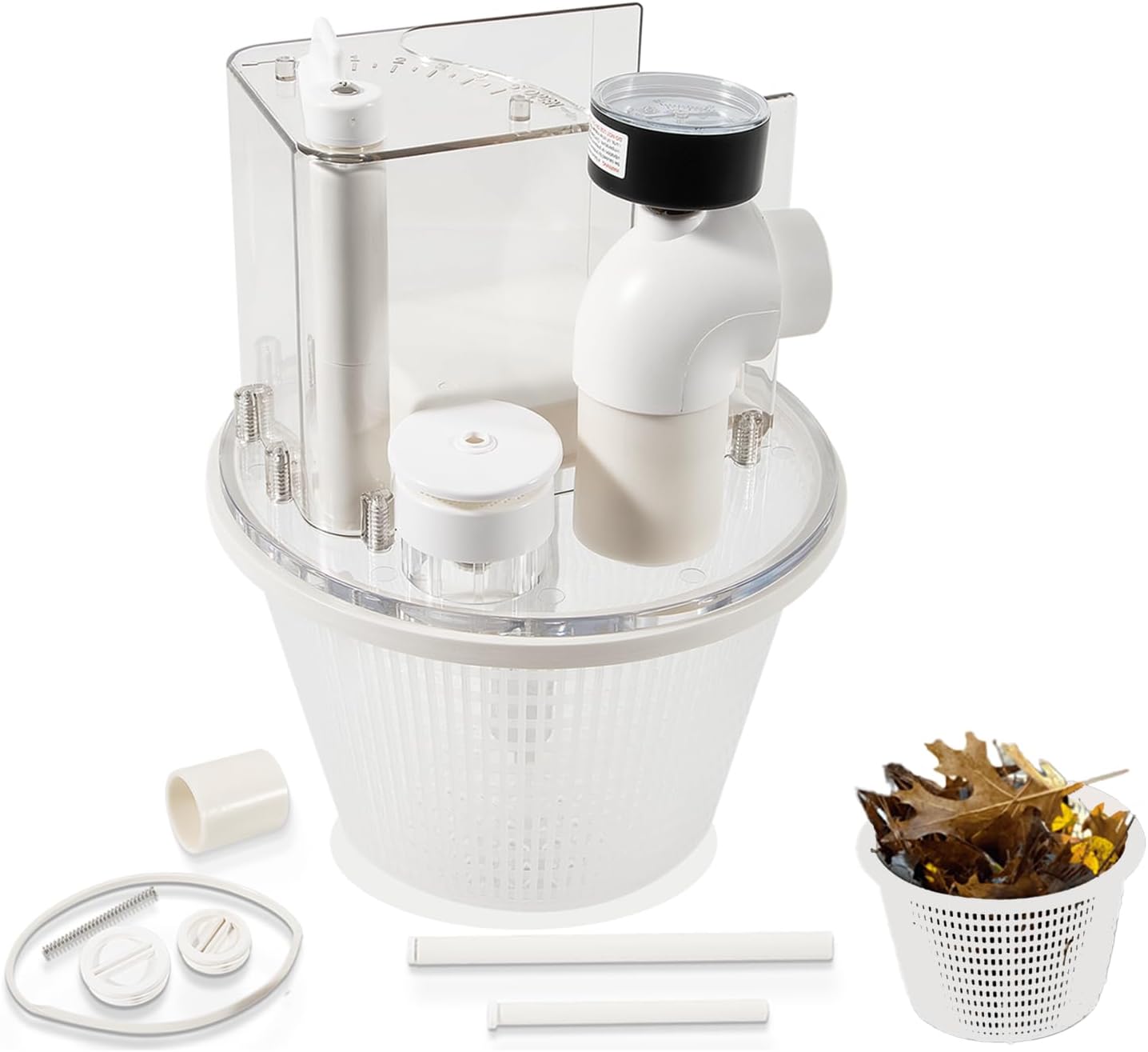 Replacement for R211100 Vac-Mate Pool Cleaner Dispenser Box Multi-Function Vacuum Skimmer Attachment Suitable for Certikin, Filtrite, PoolRite