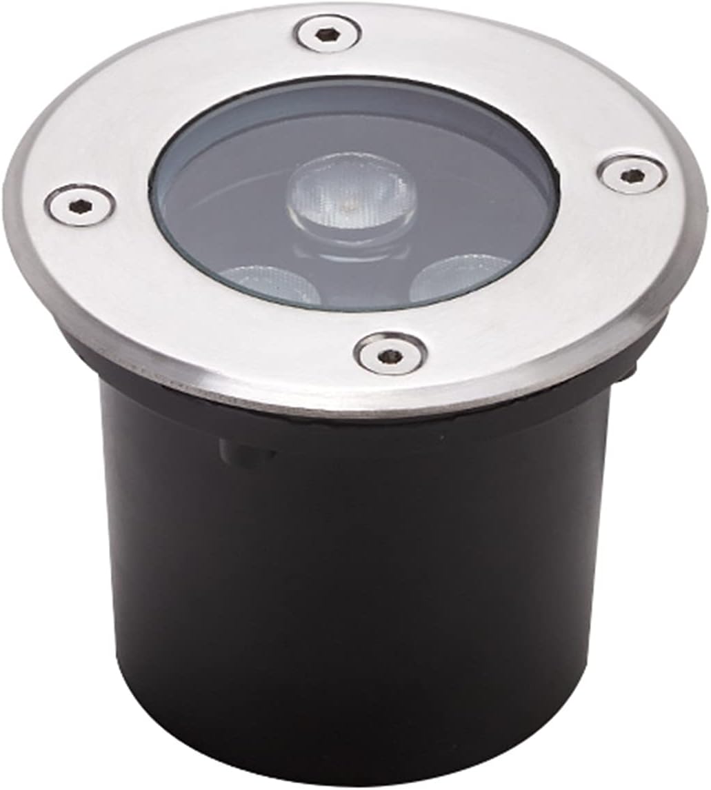 LED Waterproof Underground Light Garden Landscape Lights AC85-110V Well Lights for Driveway Deck Patio Yard Outdoor Lighting Fixture, 5 Colors