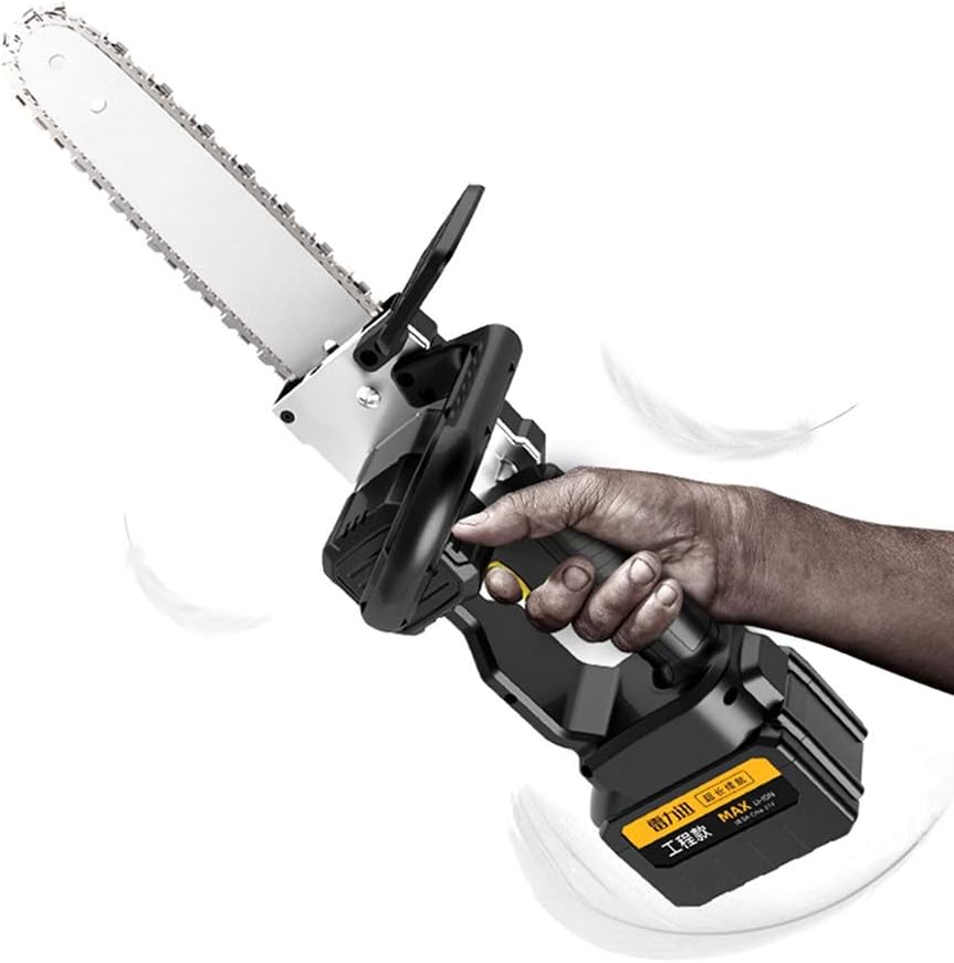 Chain Saw Mini Chainsaw Handheld Electric Protable Power Chain Saws Li-Ion Battery and Charger Included for Daily Use Chainsaw (Color : 3.6AH 1 Battery)