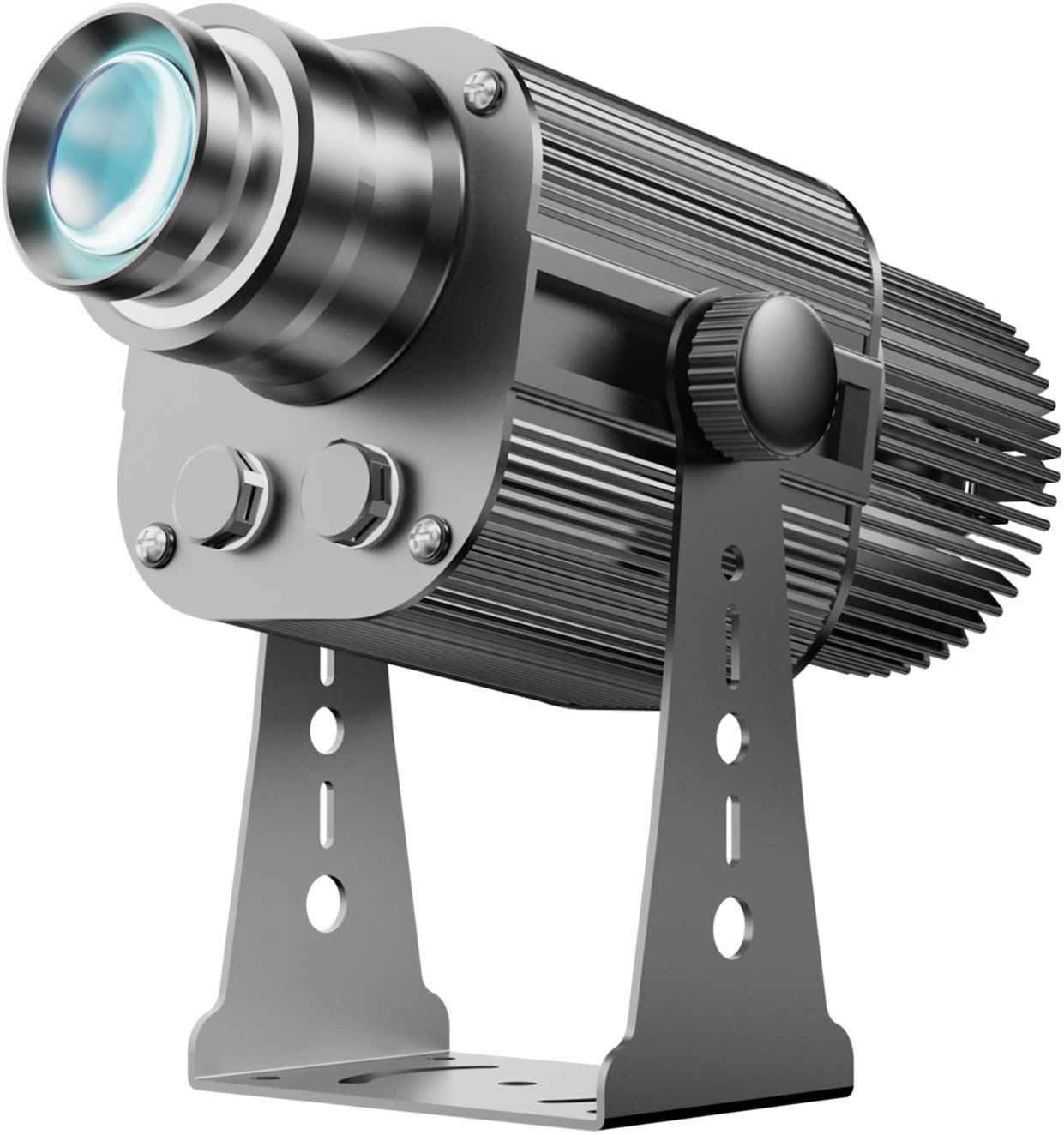 Black 100W Waterproof Logo GOBO Projector Free to Design and Make One Logo for Company, Store, Shop, Mall (Black)