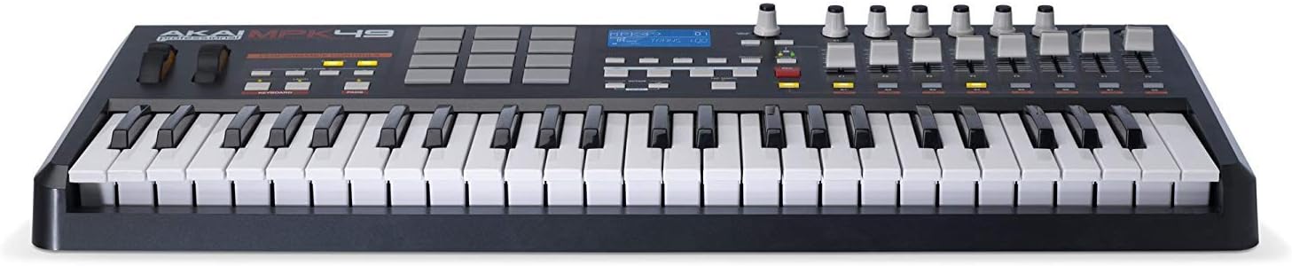 Akai Professional MPK49 | 49-Key USB MIDI Keyboard Controller with MPC Pads