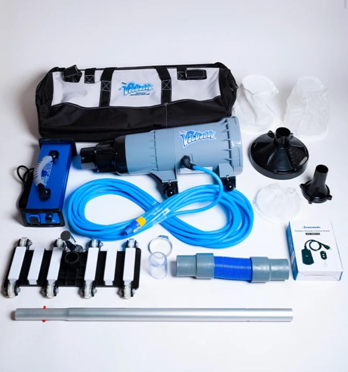 The Pro Bundle with VacDaddy 2.0, V2W® (Vacuum to Waste) Kit, Shallow Water Adapter, 28