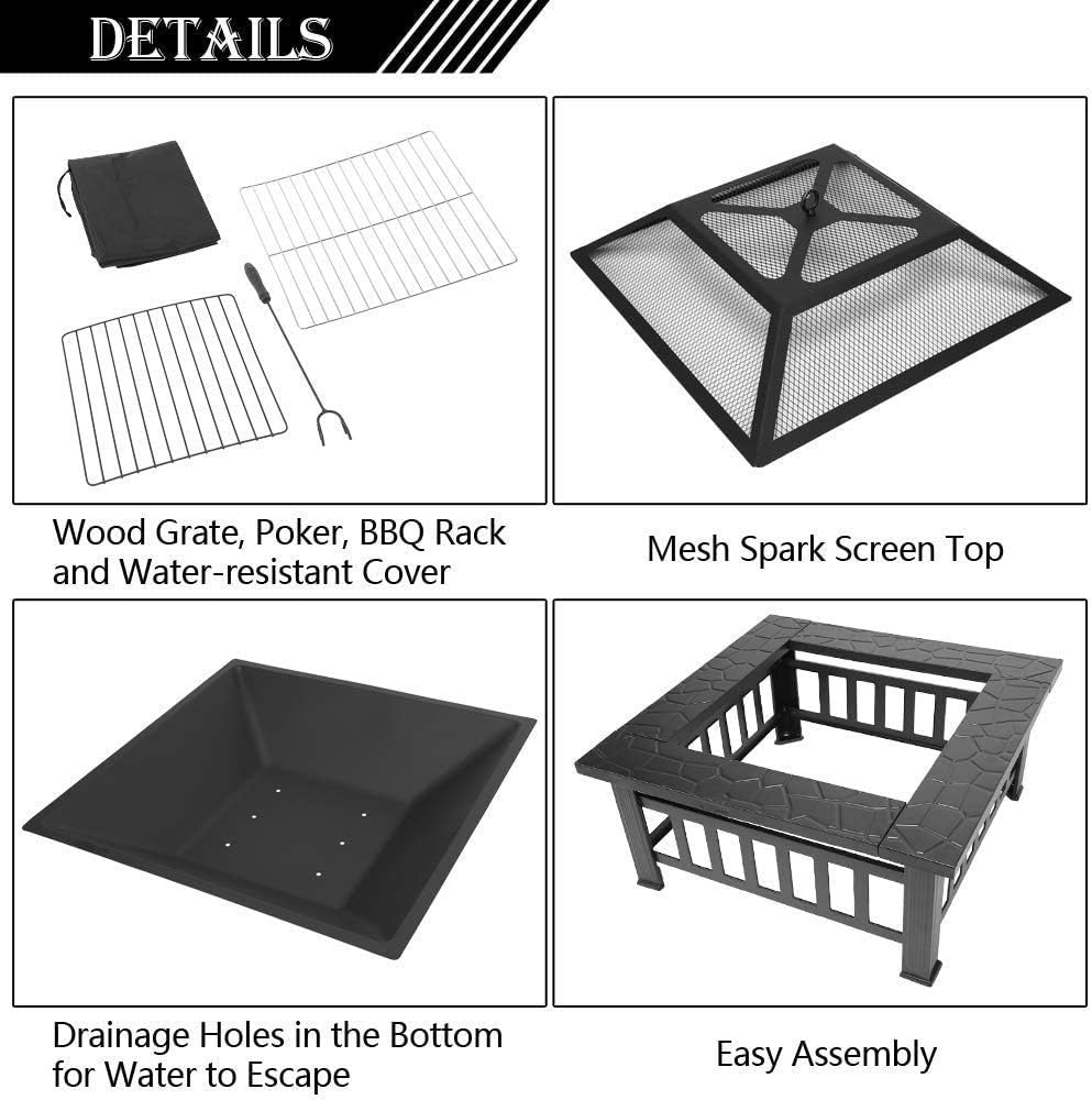 Fire Pit BBQ Grill,32