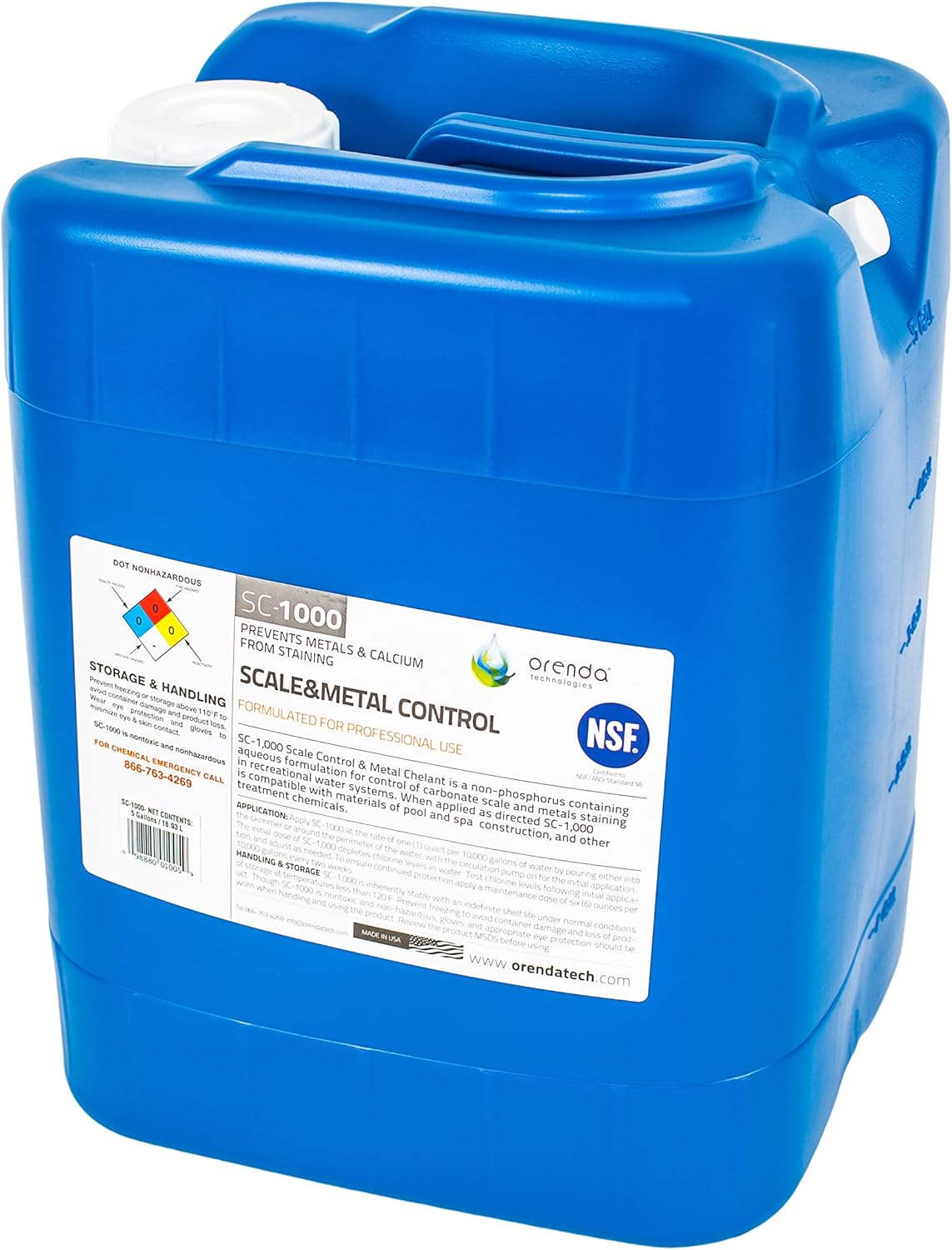 Orenda SC-1000 Scale & Metal Control (5 gal)