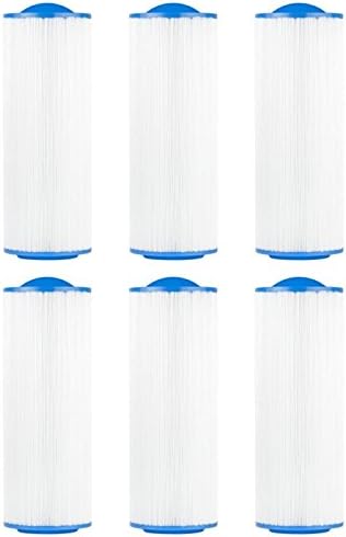 Clear Choice Pool Spa Filter 4.94 Dia x 13.50 in Cartridge Replacement for Rising Dragon Waterway Teleweir Baleen AK-90091, [6-Pack]