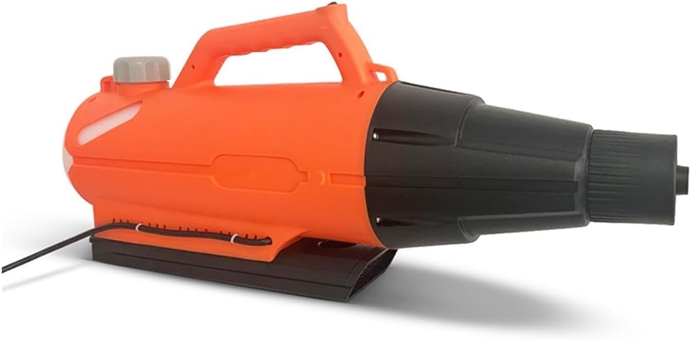 Electric ULV Fogger Sprayer 3L Portable Cold Mist Machine Aerosol Generator Disinfection Machine Nozzle Fight Drugs Sprayer for DIY Use(Yellow)