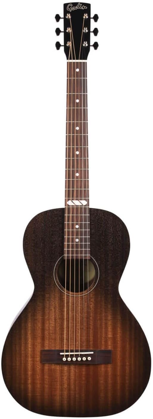 Godin Mahogany Parlor Acoustic-electric Guitar - Black Burst