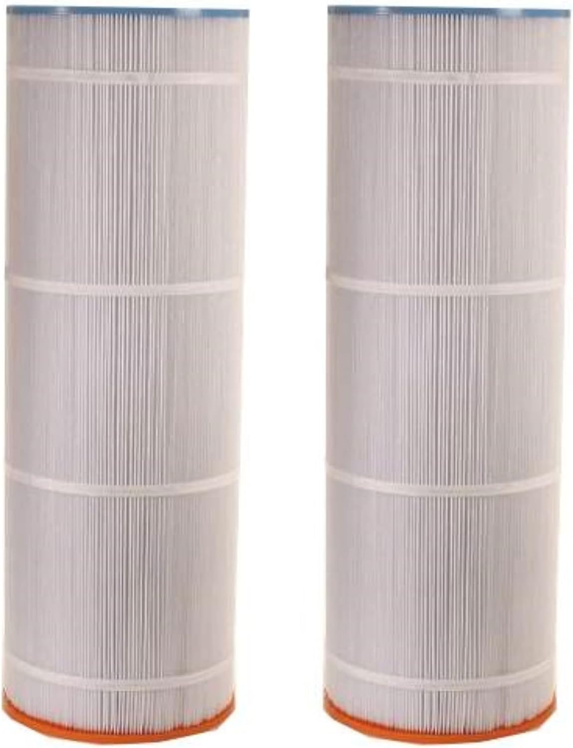 Unicel UHD-SR100 102 Square Foot 4 Oz Media Replacement Swimming Pool Filter Cartridge, 195 Pleats, Compatible with Sta-Rite Posi-Flo Models (2 Pack)
