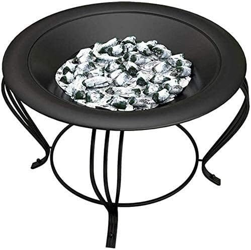 Fire Pits with Black Iron Outdoor Garden Patio Heater Fire Bowl Beach Fire Pot Heater Grill Camping Bowl