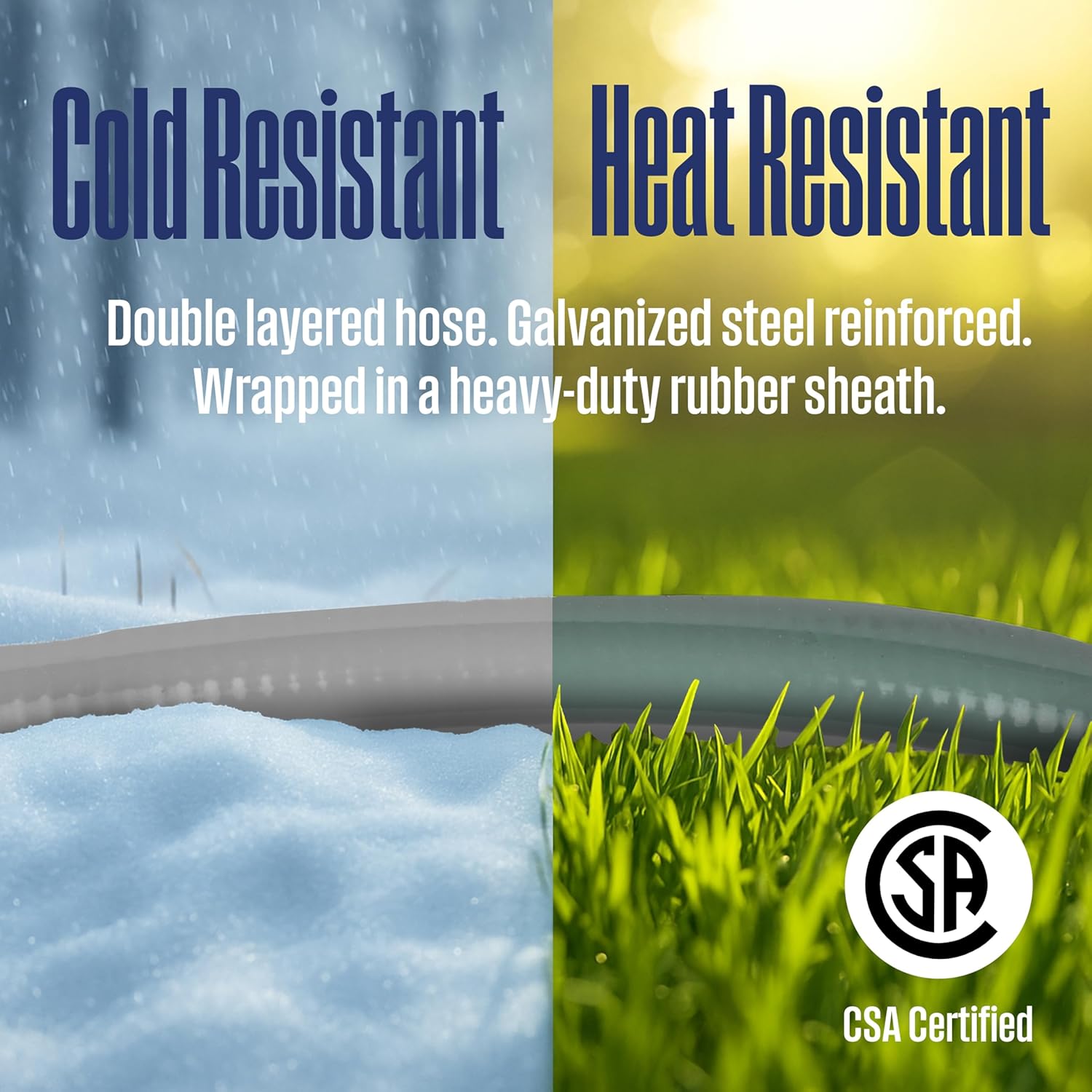 Westinghouse 25-Foot Natural Gas Hose with Adapter, 1/2-Inch Diameter, For Westinghouse Tri Fuel Generators