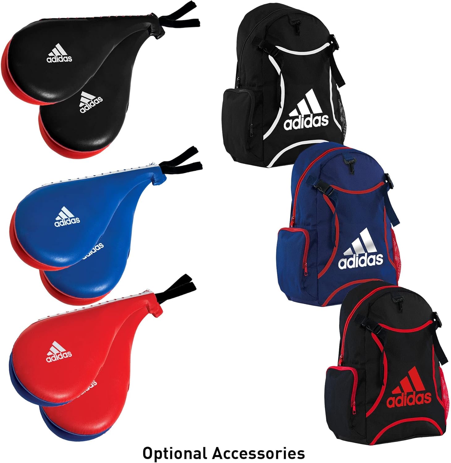 adidas Taekwondo Custom Ultimate Sparring Gear Set w/Optional Accessories - Blue