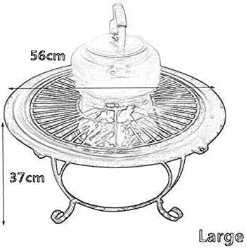 BBQ Grill Outdoor Fire Pits Outdoor Wood Burning Outdoor Fire Pit, Camping Brazier Bonfire Stove Courtyard Barbecue Grill Elegant Garden & Patio Heater, Fire Pit, Barbecue with Cover BB
