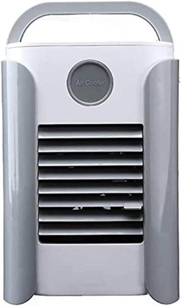 Mini Air Cooler, Portable Mini Air Condition, Personal Air Purifier USB Charging Air Conditioner Fan Refrigerator Air Cooler Nano Fan(Gray)