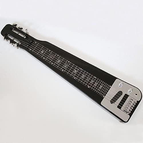 6 String Electric Steel Ring Electric Guitar Electric Guitar Neck (Color : Black)