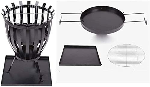 Fire Pits Outdoor Wood Burning Cast Iron Fire Pit