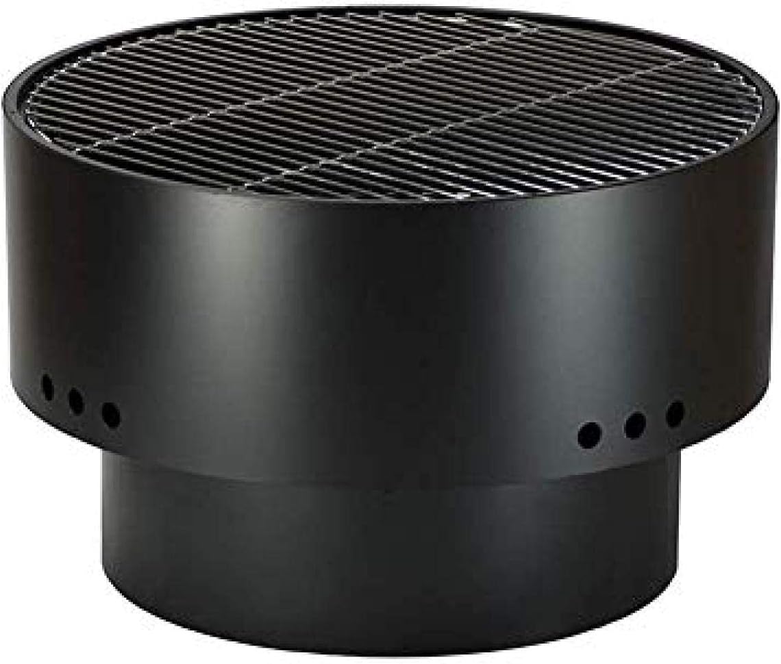 Fire Pit BBQ Grill Fire Bowl Heating Stove Round Table Barbecue Stove Garden Barbecue Rack Outdoor Bonfire Stove Courtyard