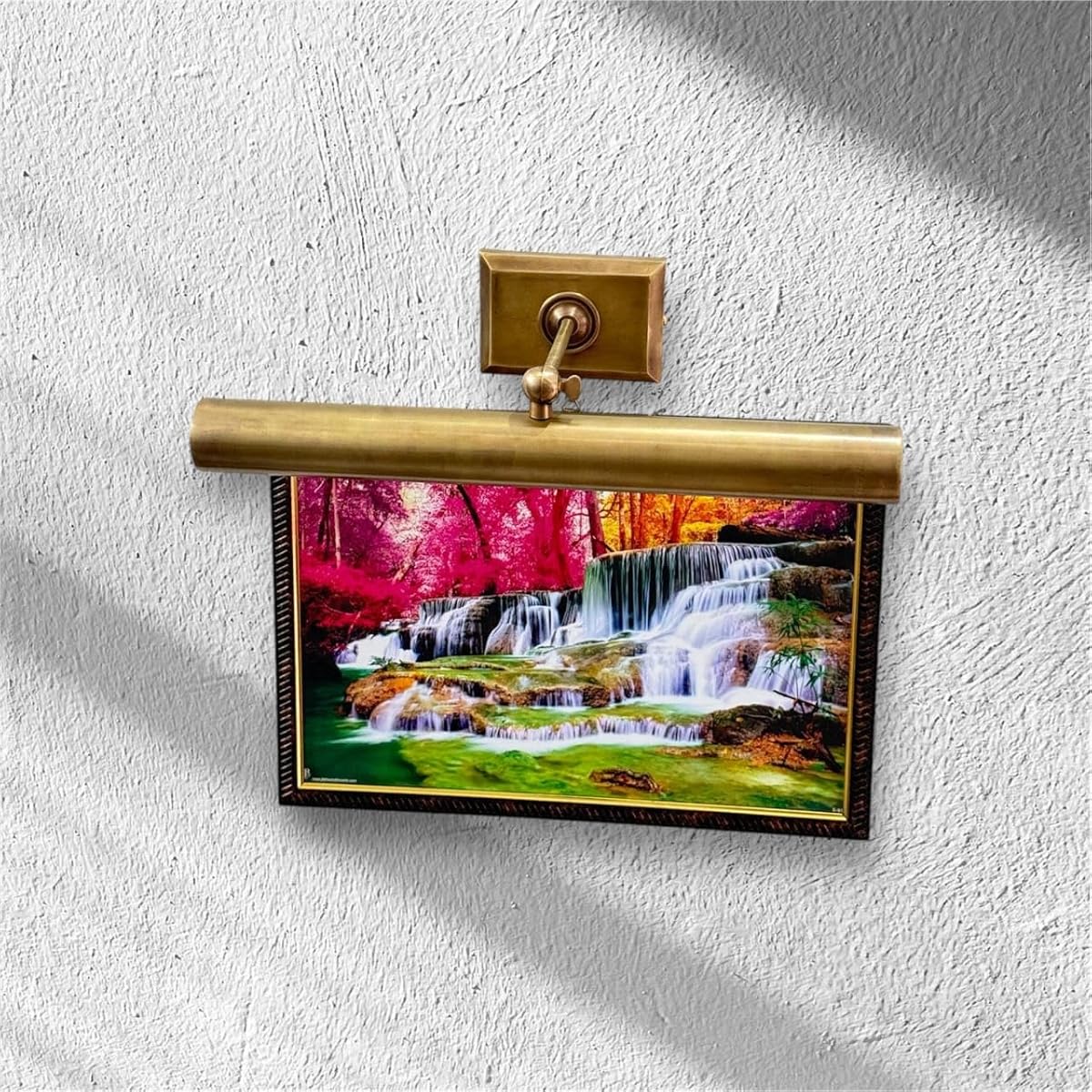 18 Inch Brass Picture Light, Gold Wall Mount Hardwire Lighting Fixture for Paintings, Living Room, Bedroom