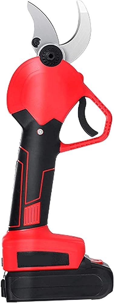 Electric Pruning Shears, 30mm Cordless Electric Branch Cutter Scissors Garden Pruning Shears Electric Branch Scissors-3 Batteries