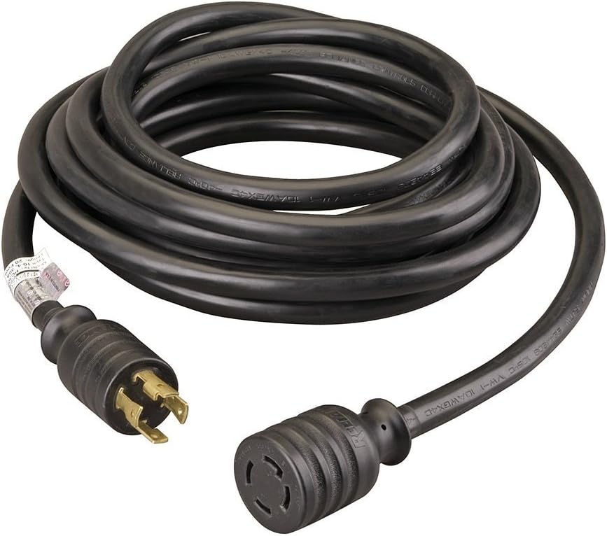 Reliance Controls PC3040 30-Amp (L14-30), 40-Foot Generator Power Cord,Black