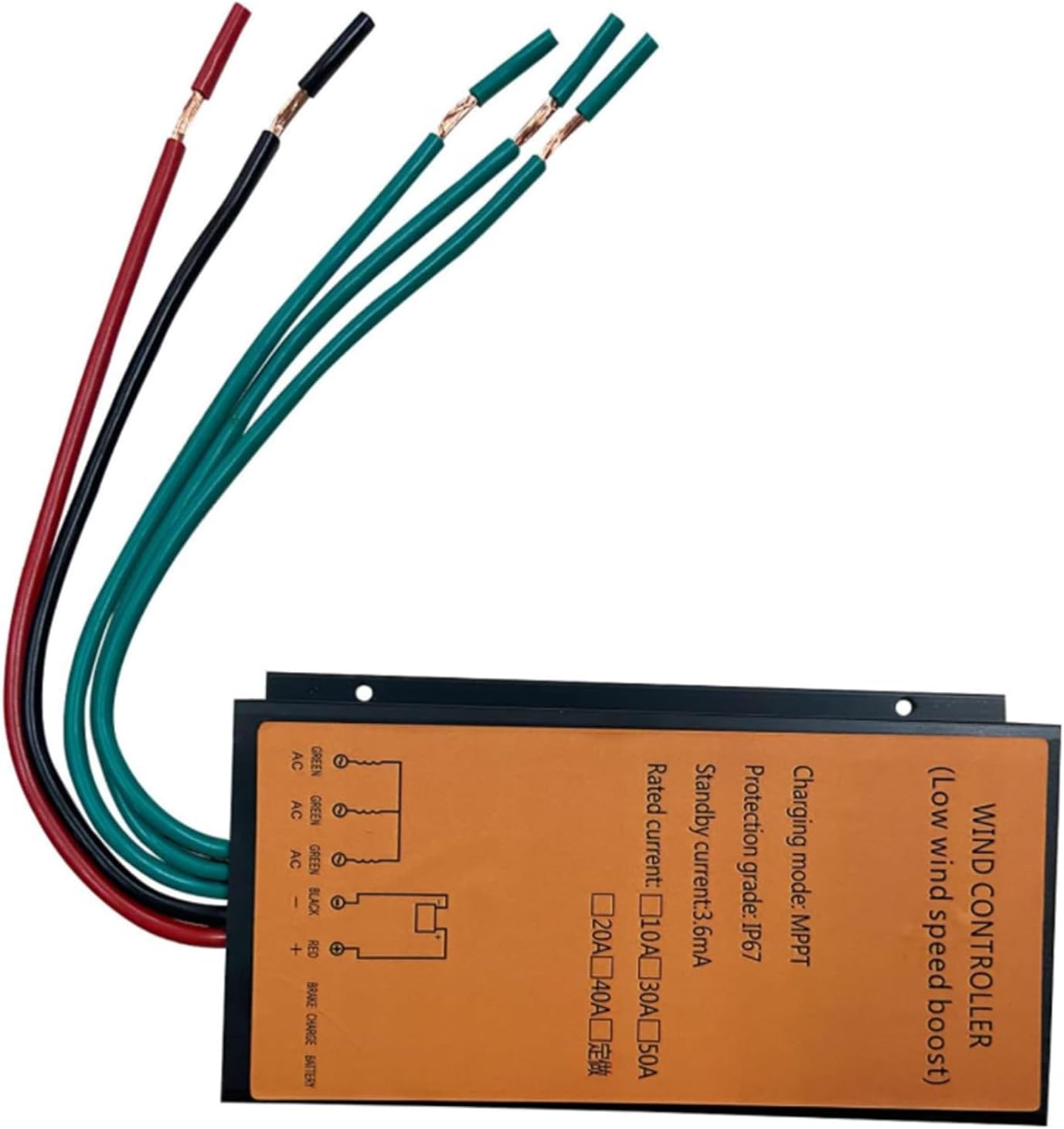 12V 24V AUTO 48V Wind Charge Controller Wind Turbine Generator DC MPPT Charge Controller, for Solar Street Lamp Courtyard Lamp(14000W)