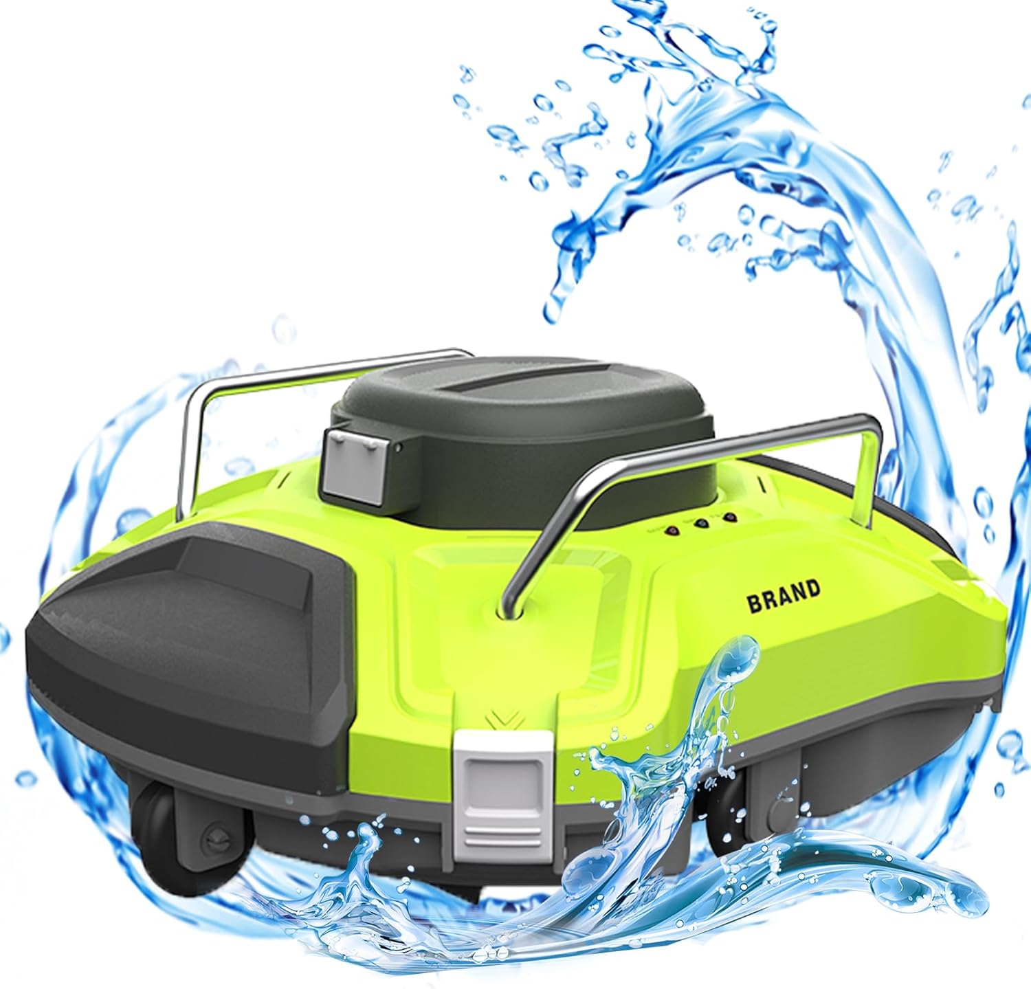 Pool Cleaner Robot, Pool Robot Vacuum, Pool Vacuum Robot, Robot Pool Cleaner, Robot Pool Cleaner, Pool Vacuum Cleaner, Pool Cleaning Equipment for Swimming Spa Landscape Pool Hot Spring Bath (Green)