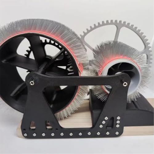 Wool Combing Machine, Manual Fleece Drum Carder, Fast Color Mixing for DIY Wool Felt, Crafting Felt Animals, Combing and Spinning Tool