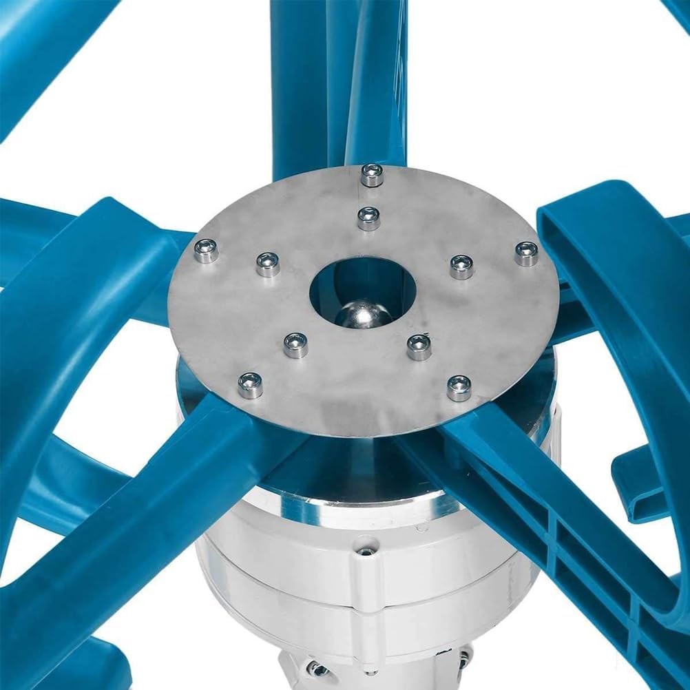 12v,HYZHANHONG 12000W 12V24V 48V Horizontal Wind Turbine Generator,12M/S Rated Wind Speed with Controllerwind Power Generator for Home Street