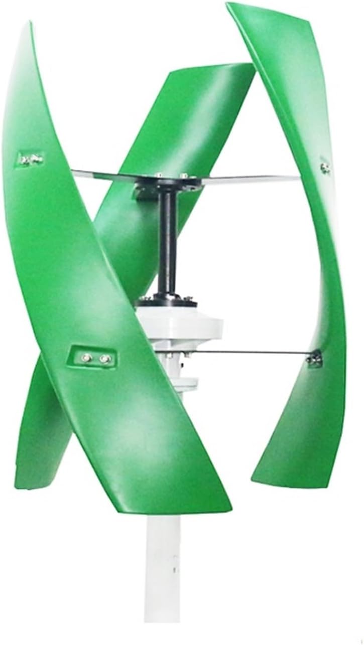 Wind Turbine Generator, 5KW Wind Power Turbine Small Electric Generator for Home 5000W 12V 24V 48V Free Energy Windmill Low Wind Speed Starting Wind Turbines,Generator Motor(Green-Acc,12V)