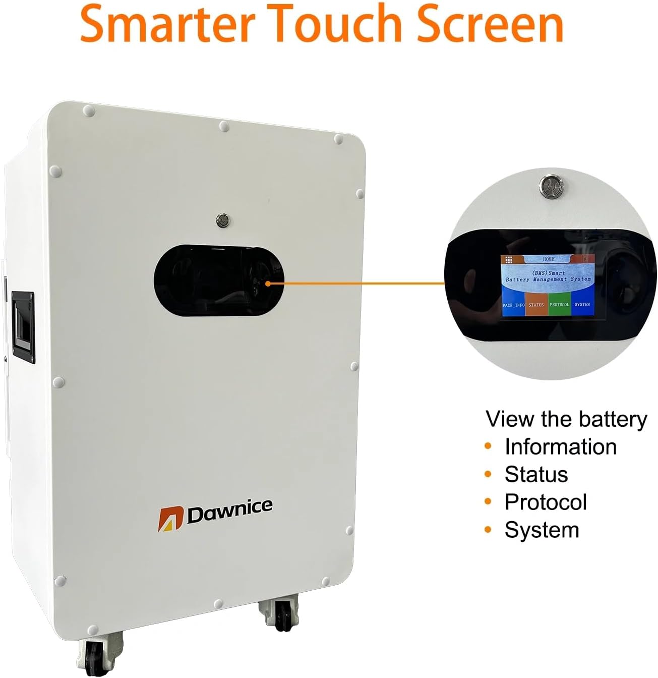 5kwh Solar Storage Lithium Battery 48V 51.2V 100Ah Battery Backup Wall-Mounted Power LiFePo4 Home Solar Electric System Storage Batteries for Camping Home Use, Emergency