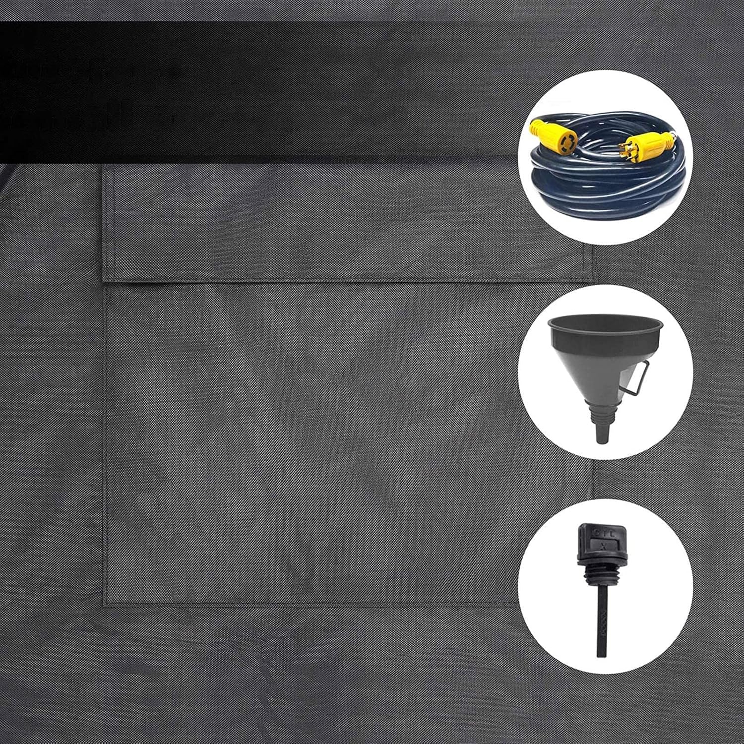 Portable Generator Cover | Waterproof Heavy Duty Thicken 600D Polyester Cover | Universal Generator Cover for Generators 5500-15000 Watt(A,S)